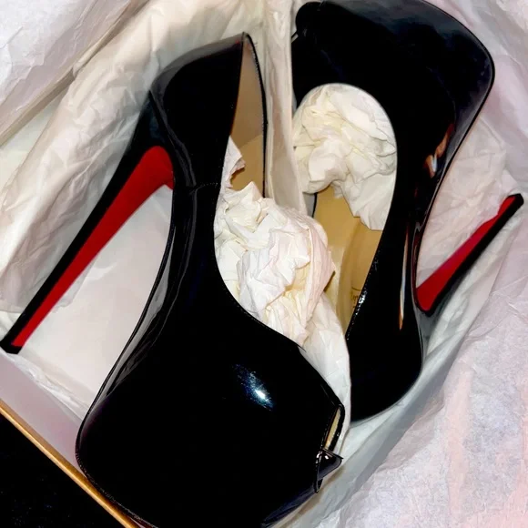 Christian Louboutin パンプス 37 Miss Z - 80 mm パンプス - パテントレザー - ブラック